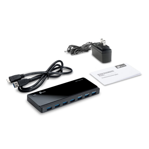 TP-Link UH700 interface hub USB 3.2 Gen 1 (3.1 Gen 1) Micro-B 5000 Mbit/s Zwart - Afbeelding 3