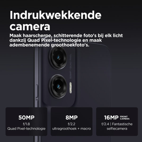 Motorola moto g35 5G 17,1 cm (6.72") Dual SIM Android 14 USB Type-C 4 GB 128 GB 5000 mAh Zwart - Afbeelding 6
