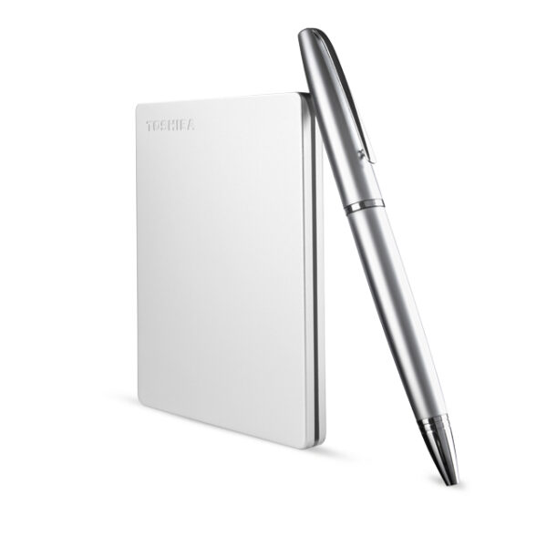 Toshiba Canvio Slim externe harde schijf 1 TB 2.5" Micro-USB B 3.2 Gen 1 (3.1 Gen 1) Zilver - Afbeelding 2