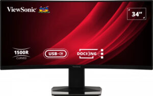 Viewsonic Display VG3419C computer monitor 86,4 cm (34") 3440 x 1440 Pixels UltraWide Quad HD LED Zwart