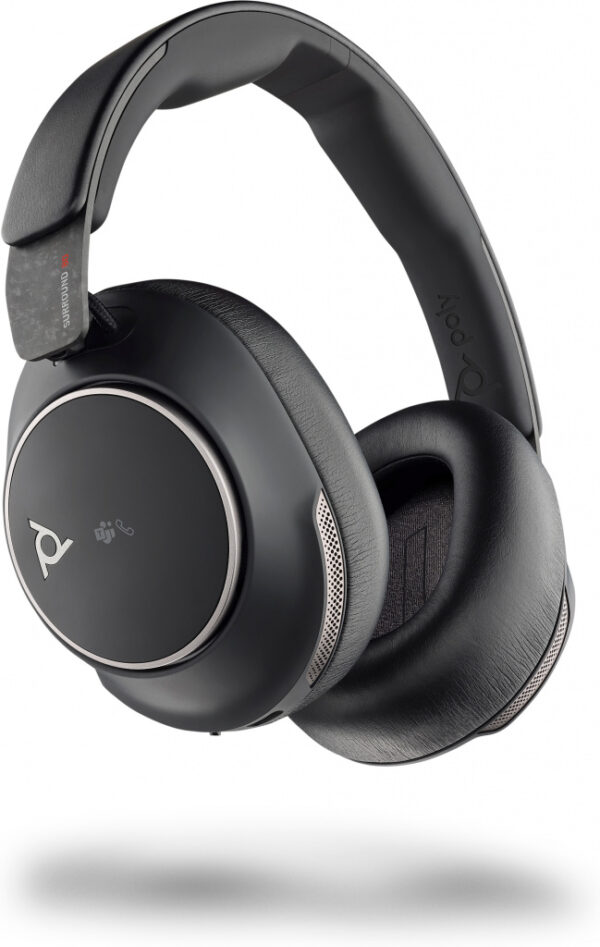 HP Poly Voyager Surround 80 UC Microsoft Teams Certified USB-C Headset + USB-C/A-adapter - Afbeelding 2