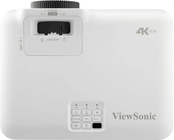 Viewsonic LS710-4KE beamer/projector 3500 ANSI lumens DMD UHD 4K (3840x2160) Zwart, Wit - Afbeelding 7