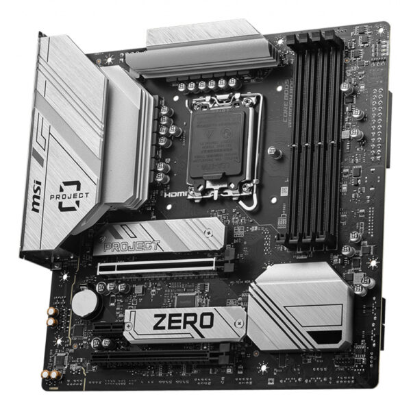 MSI B760M PROJECT ZERO moederbord Intel B760 LGA 1700 micro ATX - Afbeelding 3
