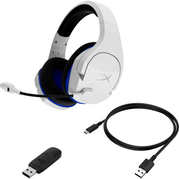 HyperX Cloud Stinger Core - draadloze gamingheadset (wit-blauw) - PS5-PS4 - Afbeelding 14