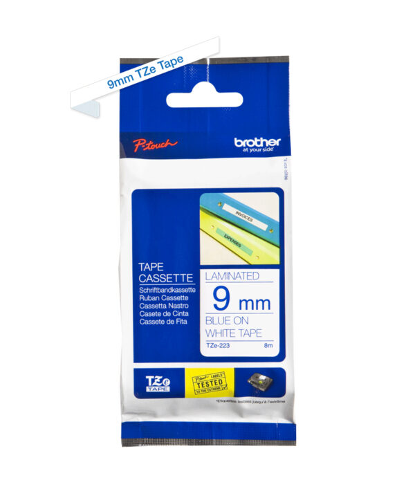Brother 9mm tape gelamineerd - Afbeelding 3