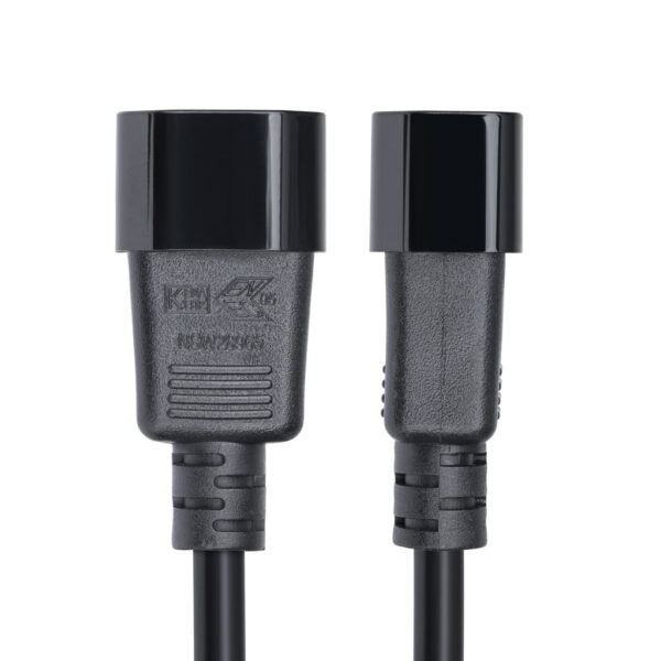 StarTech.com 4,5m Stroom Verlengkabel, C14 naar C13 PDU Stroomkabel, 15A 250V, 14AWG, AC Power Kabel voor PDU/Power Supply, KEM - Afbeelding 3