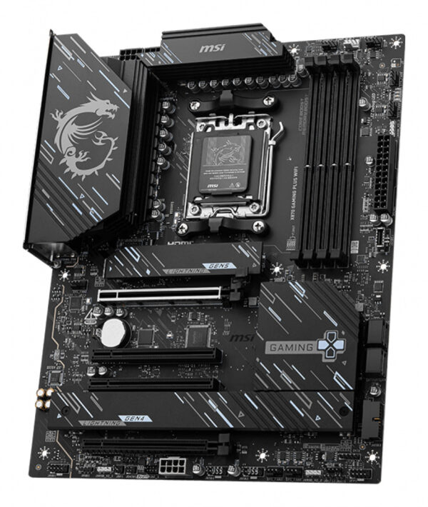 MSI X870 GAMING PLUS WIFI moederbord AMD X870 Socket AM5 ATX - Afbeelding 3