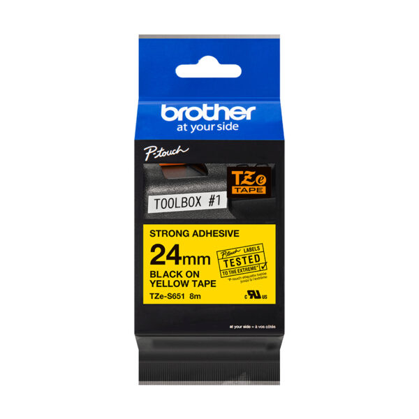 Brother TZE-S651 labelprinter-tape TZ - Afbeelding 2