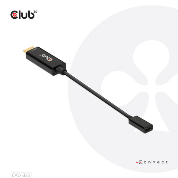 CLUB3D HDMI to USB Type-C 4K60Hz Active Adapter M/F - Afbeelding 7