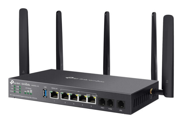 TP-Link Omada DR3650V-4G draadloze router Gigabit Ethernet Dual-band (2.4 GHz / 5 GHz) Zwart - Afbeelding 3