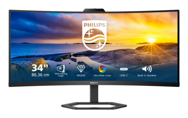 Philips 5000 series 34E1C5600HE/00 LED display 86,4 cm (34") 3440 x 1440 Pixels 4K Ultra HD Zwart - Afbeelding 6