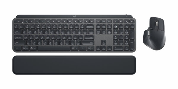 Logitech 920-010932 toetsenbord Inclusief muis Kantoor RF-draadloos + Bluetooth QWERTY UK International Grafiet