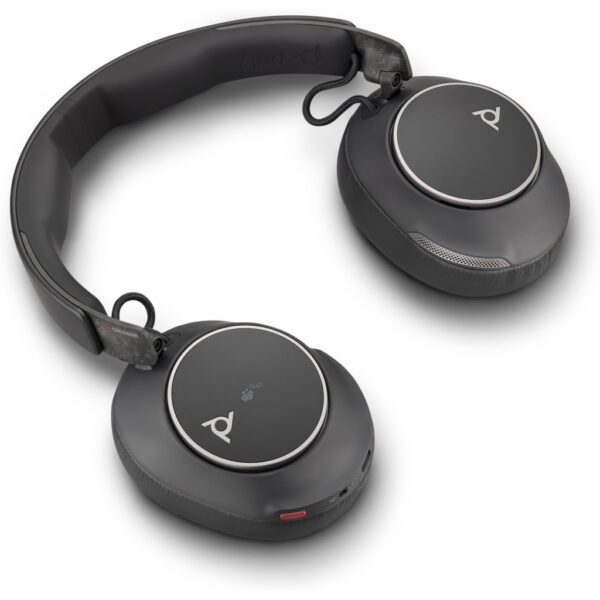 POLY Voyager Surround 80 UC Microsoft Teams Certified USB-C Headset + USB-C/A-adapter - Afbeelding 10