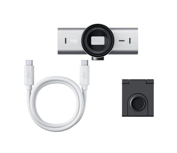 Logitech 960-001554 webcam 3840 x 2160 Pixels USB 3.2 Gen 1 (3.1 Gen 1) Grijs - Afbeelding 3