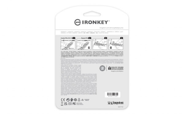 Kingston Technology IronKey 64GB Keypad 200, FIPS 140-3 Lvl 3 (aangevraagd) AES-256 versleuteld - Afbeelding 3