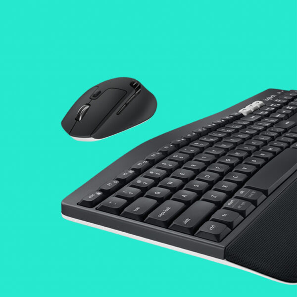 Logitech 920-008221 toetsenbord Inclusief muis Universeel RF-draadloos + Bluetooth QWERTZ Duits Zwart - Afbeelding 3