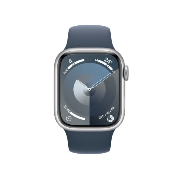 Apple Watch Series 9 41 mm Digitaal 352 x 430 Pixels Touchscreen 4G Zilver Wifi GPS - Afbeelding 2
