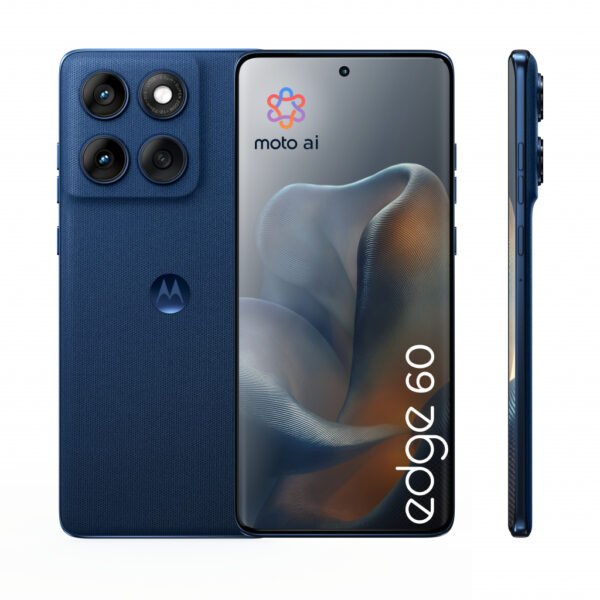 Motorola edge 60 16,9 cm (6.67") Dual SIM Android 15 5G USB Type-C 8 GB 256 GB 5200 mAh Blauw - Afbeelding 3