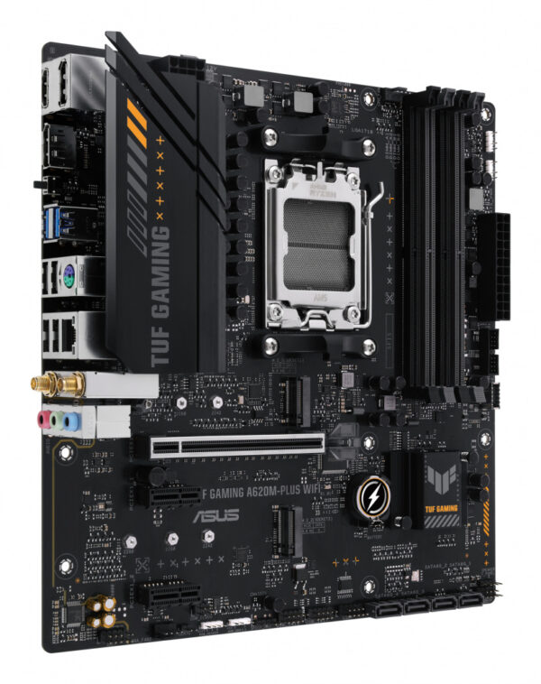 ASUS TUF GAMING A620M-PLUS WIFI AMD A620 Socket AM5 micro ATX - Afbeelding 3