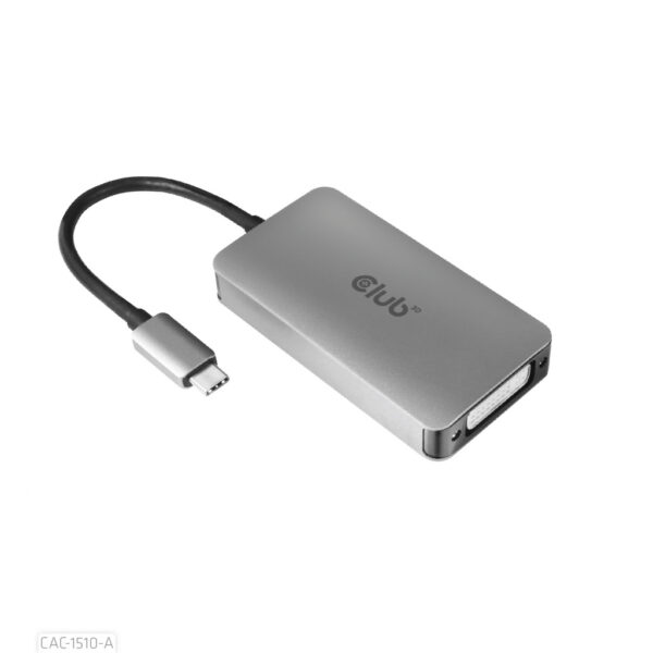CLUB3D USB3.2 Gen1 Type-C to Dual Link DVI-D HDCP OFF version Active Adapter M/F for Apple Cinema Displays - Afbeelding 8