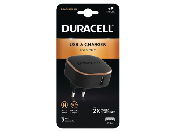 Duracell DRACUSB12-EU oplader voor mobiele apparatuur Zwart - Afbeelding 2