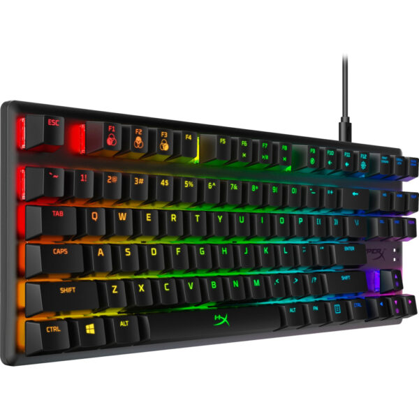 HyperX Alloy Origins - mechanisch gamingtoetsenbord - HX Red (US-indeling) - Afbeelding 6