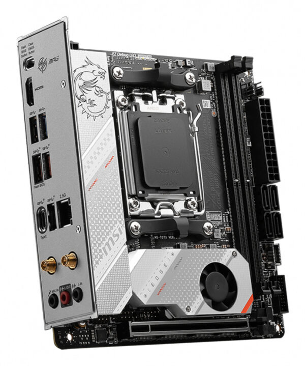 MSI MPG B650I EDGE WIFI moederbord AMD B650 Socket AM5 mini ATX - Afbeelding 4