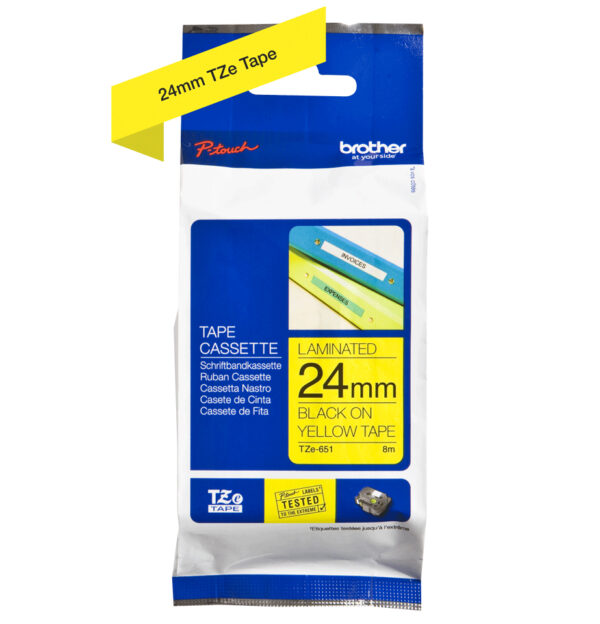 Brother TZE-651 labelprinter-tape - Afbeelding 2