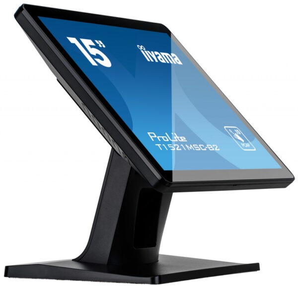iiyama ProLite T1521MSC-B2 computer monitor 38,1 cm (15") 1024 x 768 Pixels XGA LED Touchscreen Tafelblad Zwart - Afbeelding 2