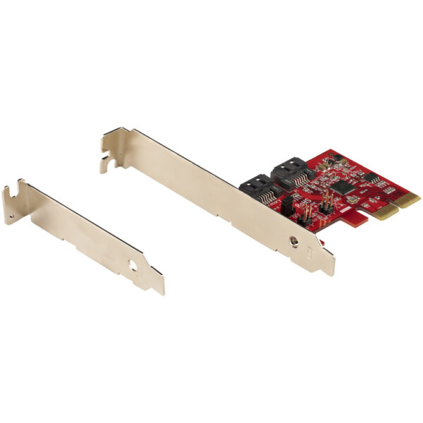 StarTech.com SATA PCIe Kaart - 2 Port PCIe SATA Uitbreidingskaart - 6Gbps - Full/Low Profile - PCI Express naar SATA Adapter/Co - Afbeelding 9