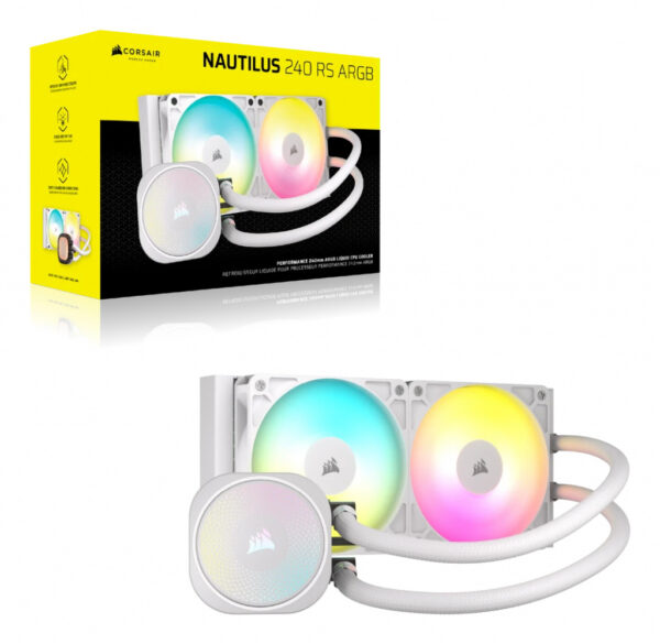 Corsair Nautilus 240 RS ARGB Liquid Processor Alles-in-één vloeistofkoeler Wit 1 stuk(s) - Afbeelding 11