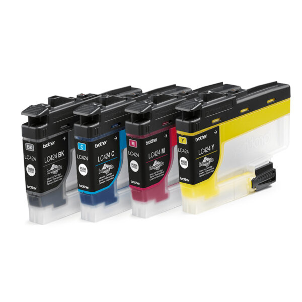 Brother LC424VAL inktcartridge 4 stuk(s) Origineel Zwart, Cyaan, Magenta, Geel - Afbeelding 2