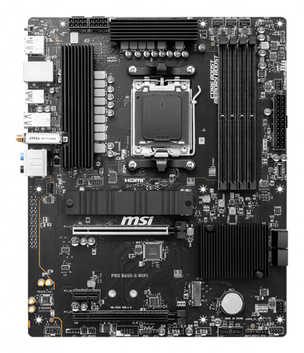 MSI PRO B650-S WIFI moederbord AMD B650 Socket AM5 ATX - Afbeelding 2