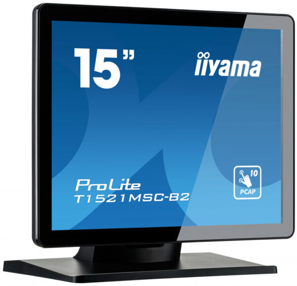 iiyama ProLite T1521MSC-B2 computer monitor 38,1 cm (15") 1024 x 768 Pixels XGA LED Touchscreen Tafelblad Zwart - Afbeelding 5