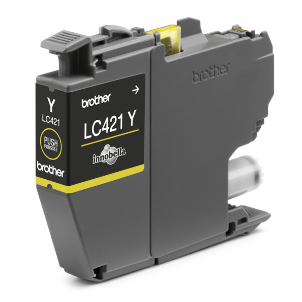 Brother LC421Y inktcartridge 1 stuk(s) Origineel Geel - Afbeelding 2