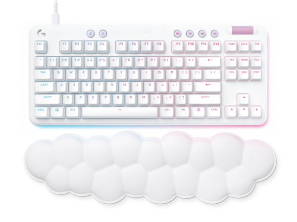 Logitech G 920-010416 toetsenbord Gamen USB AZERTY Frans Wit - Afbeelding 2