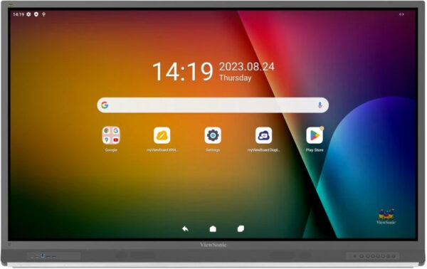 Viewsonic IFP6552-2F beeldkrant Digitale signage flatscreen 165,1 cm (65") LCD 450 cd/m² 4K Ultra HD Zwart Touchscreen Type pr