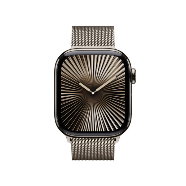 Apple Watch Series 10 OLED 42 mm Digitaal 374 x 446 Pixels Touchscreen 4G Titanium Wifi GPS - Afbeelding 2