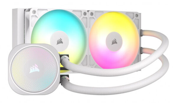 Corsair Nautilus 240 RS ARGB Liquid Processor Alles-in-één vloeistofkoeler Wit 1 stuk(s)