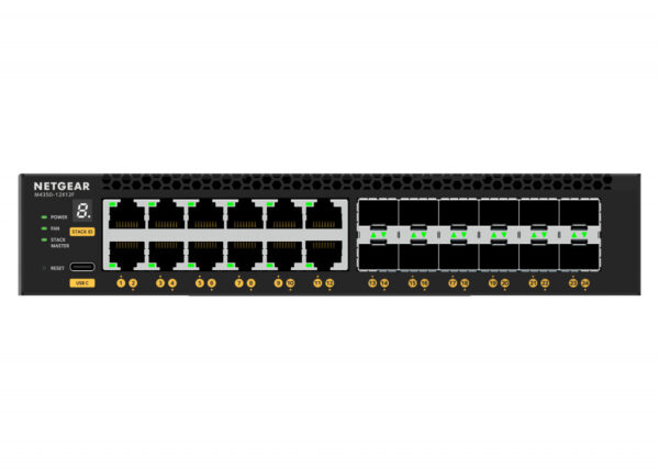 NETGEAR M4350-12X12F Managed L3 10G Ethernet (100/1000/10000) 1U Zwart - Afbeelding 6