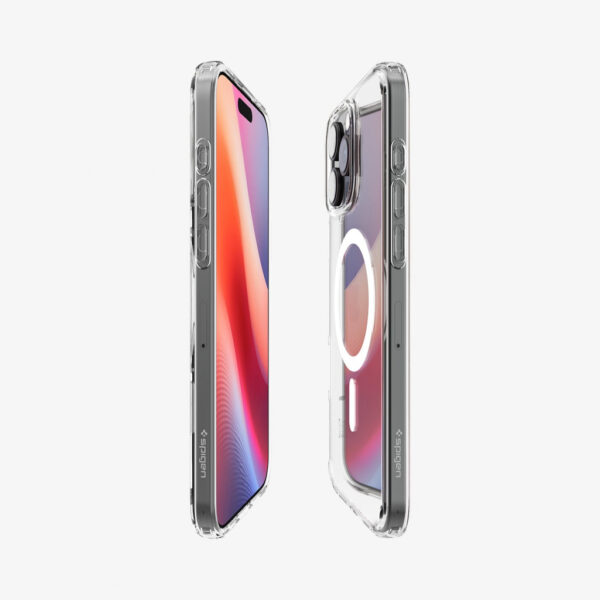 Spigen Ultra Hybrid (MagFit) mobiele telefoon behuizingen 16 cm (6.3") Hoes Transparant, Wit - Afbeelding 6
