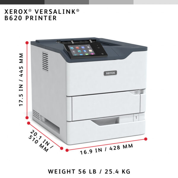 Xerox VersaLink B620 A4 61 ppm dubbelzijdige printer PS3 PCL5e/6 2 laden 650 vel - Afbeelding 23
