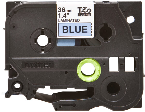 Brother TZE-561 labelprinter-tape Zwart op blauw - Afbeelding 3