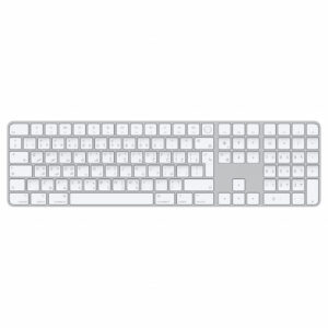 Apple Magic toetsenbord Universeel USB + Bluetooth Arabisch Aluminium, Wit