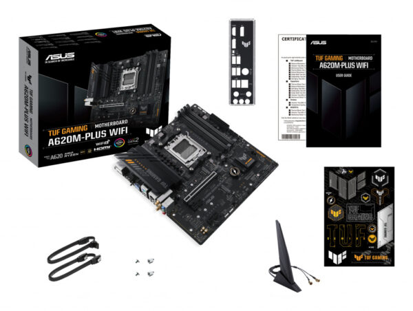 ASUS TUF GAMING A620M-PLUS WIFI AMD A620 Socket AM5 micro ATX - Afbeelding 9