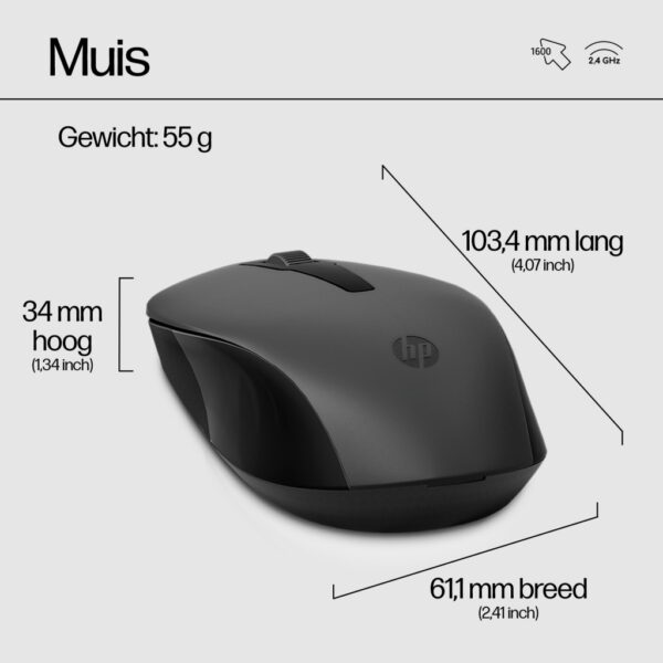 HP 330 draadloze muis en draadloos toetsenbord - Afbeelding 4