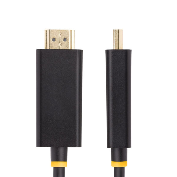 StarTech.com 1m DisplayPort naar HDMI Adapter Kabel, 4K 60Hz met HDR, DP naar HDMI 2.0b, Actieve Video Converter, DisplayPort D - Afbeelding 3