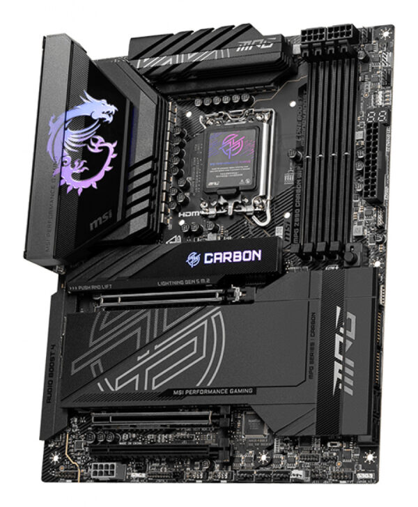 MSI MPG Z890 CARBON WIFI moederbord Intel Z890 LGA 1851 (Socket V1) ATX - Afbeelding 3