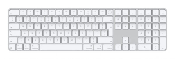 Apple Magic toetsenbord Universeel USB + Bluetooth QWERTY Nederlands Wit