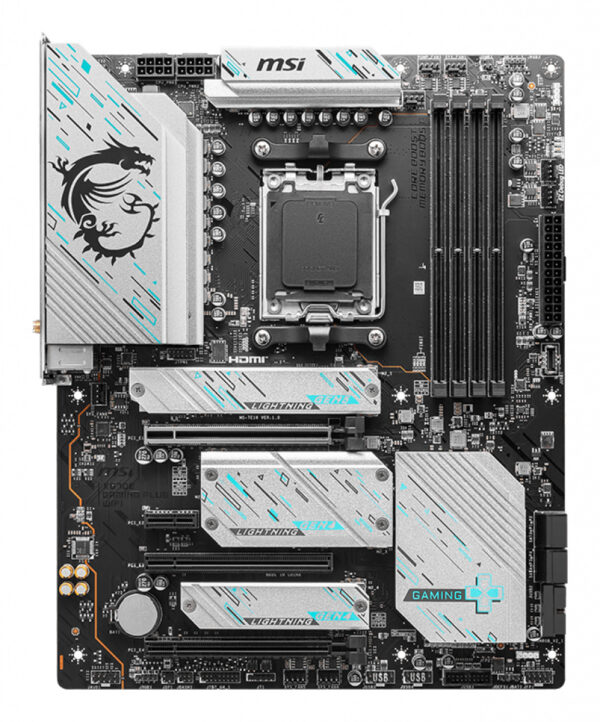 MSI X670E GAMING PLUS WIFI moederbord AMD X670 Socket AM5 ATX - Afbeelding 2